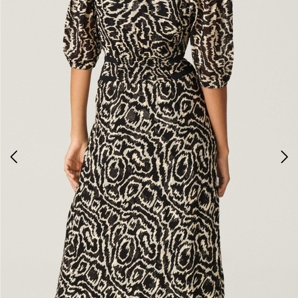 BA&SH Adore Textured Midi Dress - Picture 3 of 8